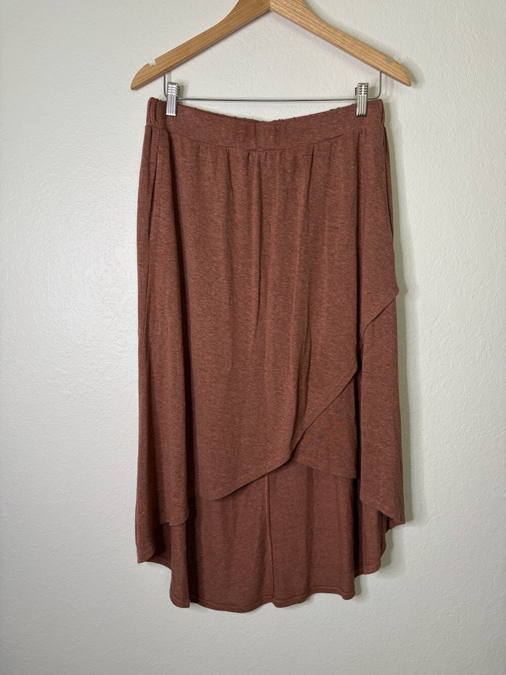 Prana Tidal Wave Skirt in Terra Size Medium Earthy Boho Chic Granola Girl